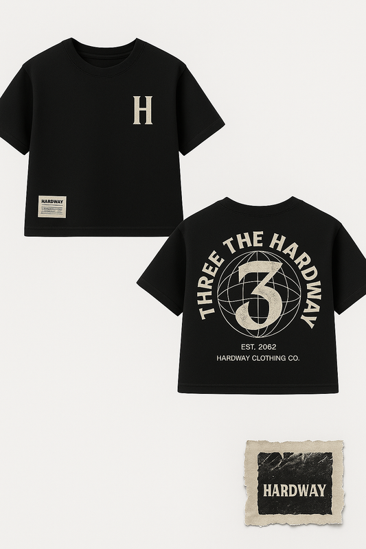 ALLIGATOR CITY 3 (BLACK CROPPED TEE)